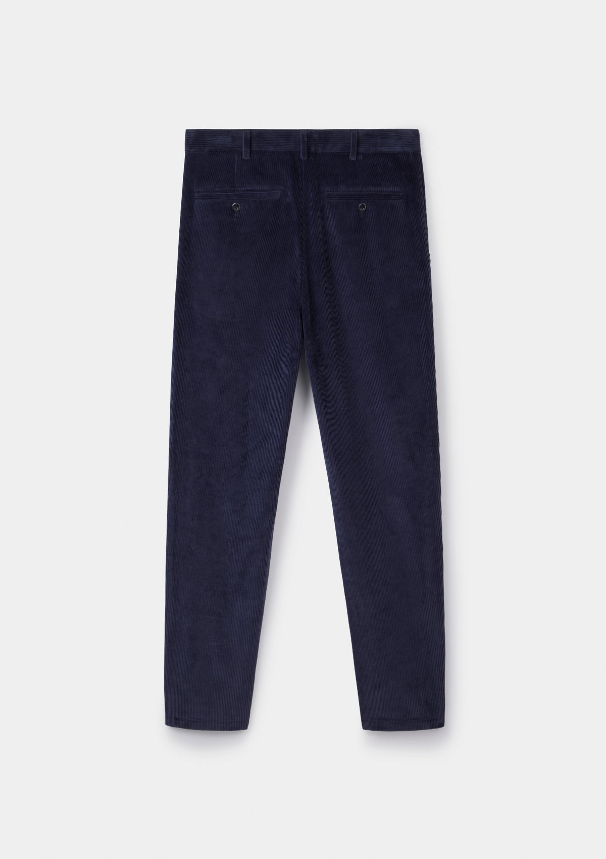 Indigo Cotton-Corduroy Casual Trouser, Chinos - SIRPLUS