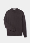 Cocoa Lambswool Crew Neck Jumper
