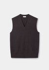 Cocoa Lambswool Vest