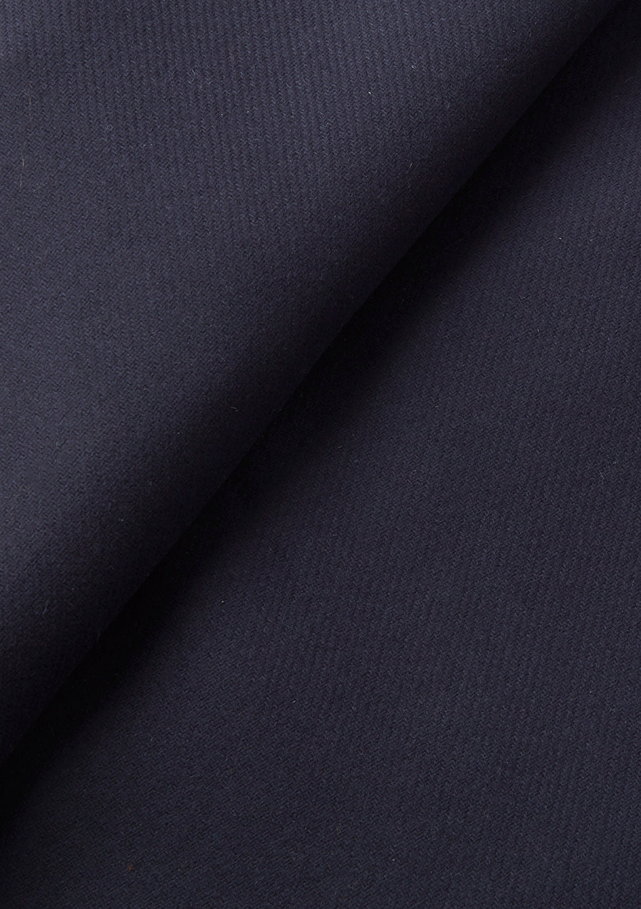 Navy Classic Wool Cashmere Nehru Waistcoat, Nehru Waistcoat - SIRPLUS