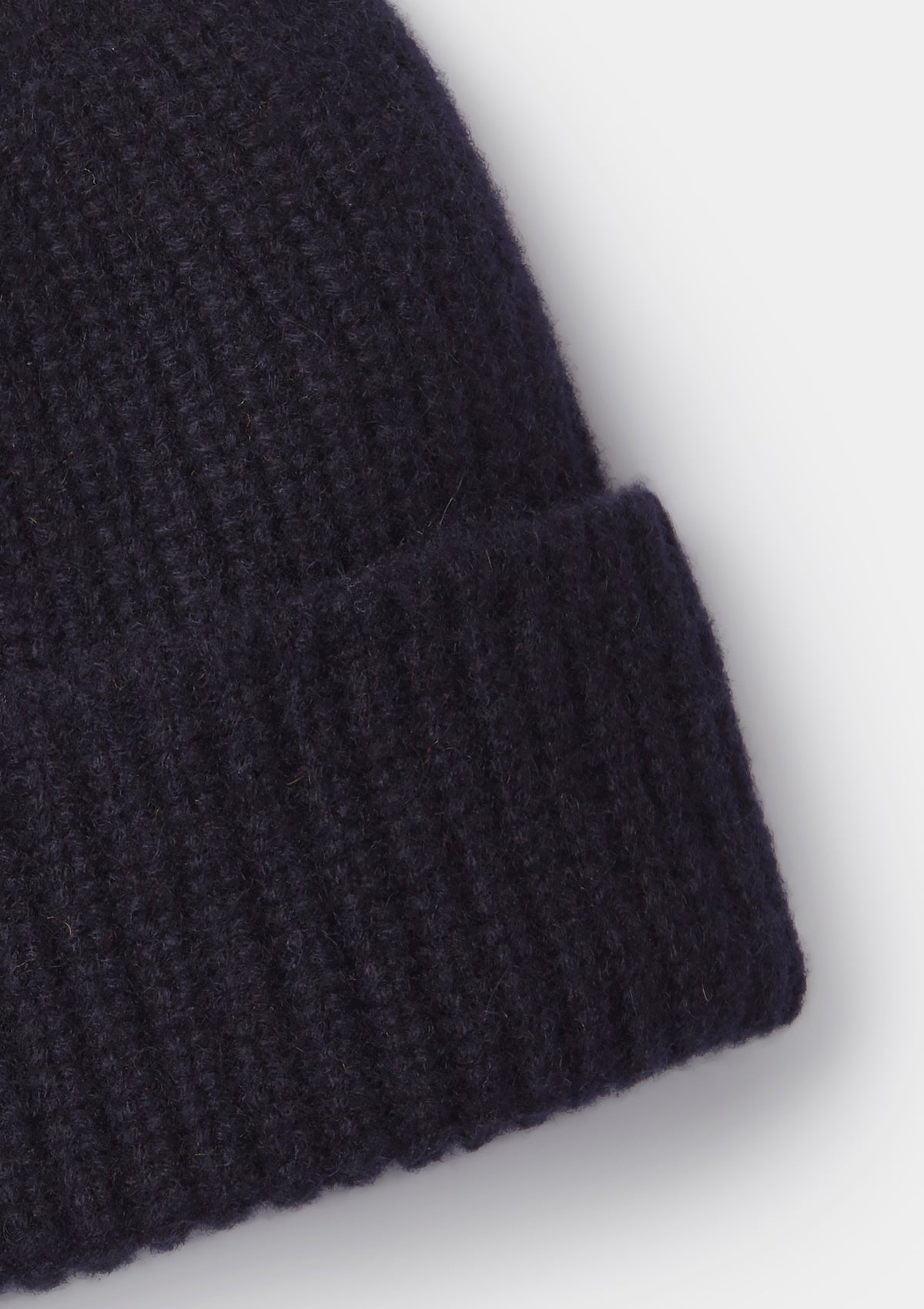 Dark Navy Cashmere Beanie