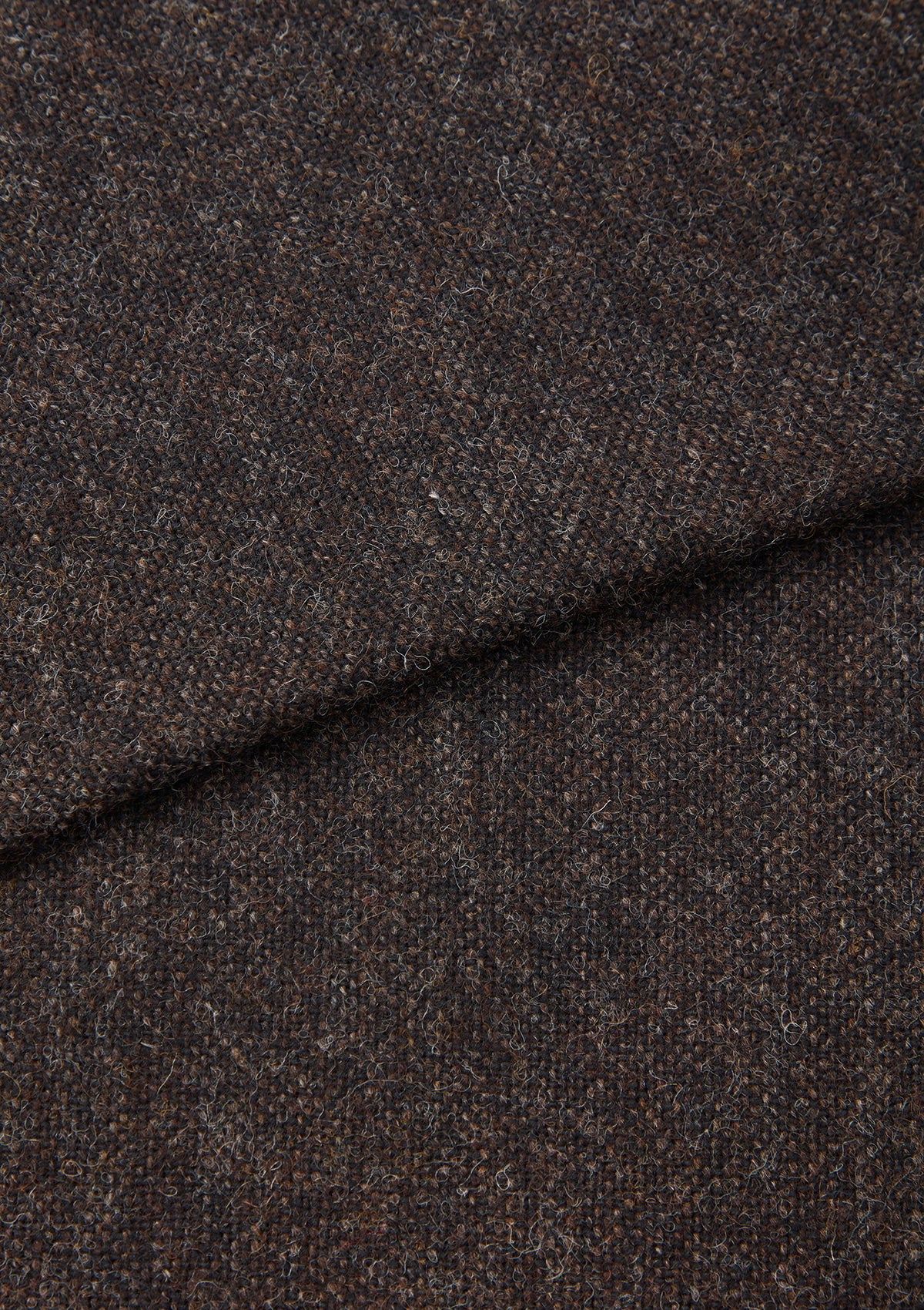 Deep Umber Wool Nehru Jacket
