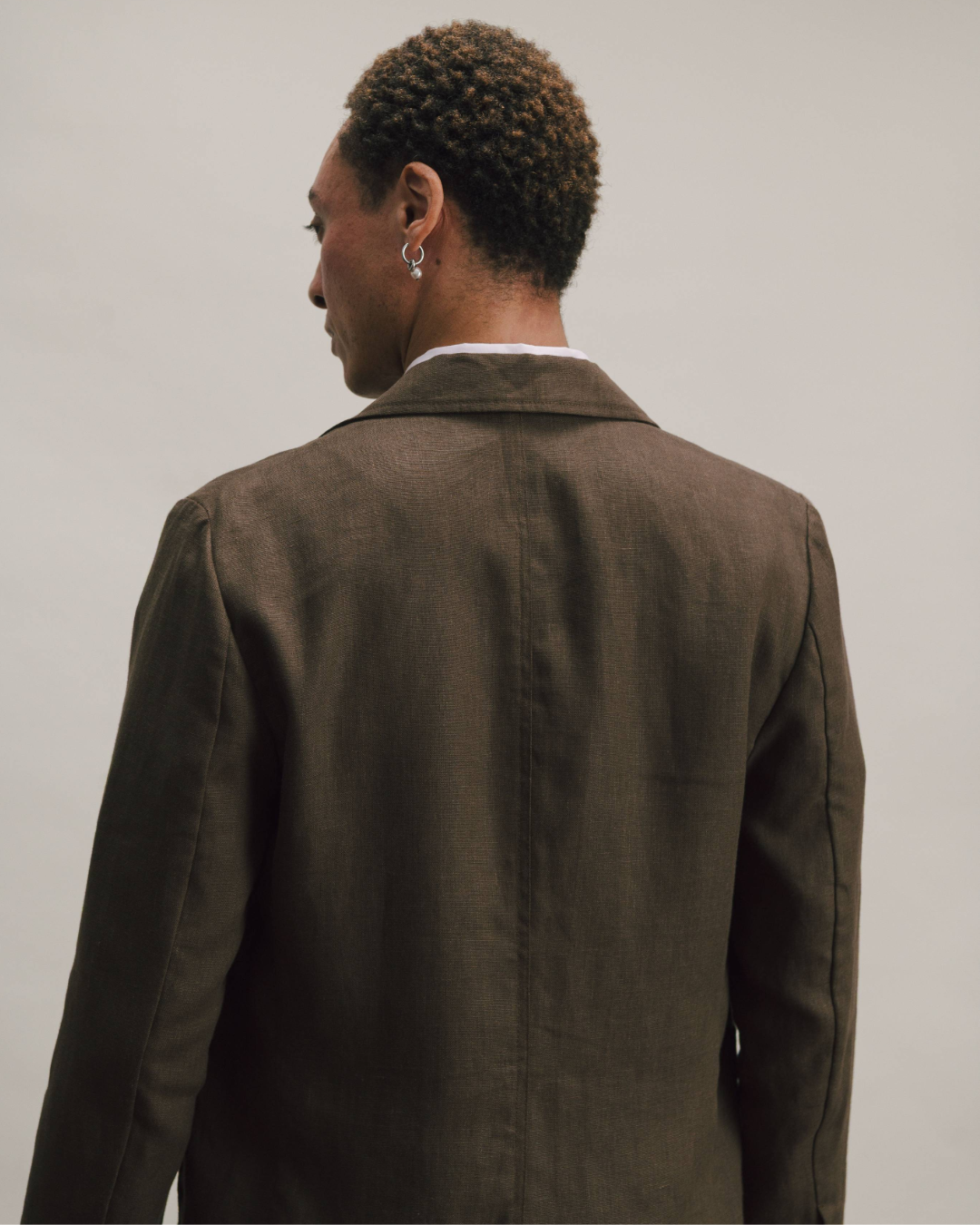 Hickory Brown Linen Suit