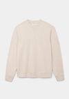 Ecru Organic Cotton Sweatshirt, Sweatshirt - SIRPLUS