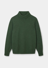 Forest Melange Roll Neck Jumper by SIRPLUS