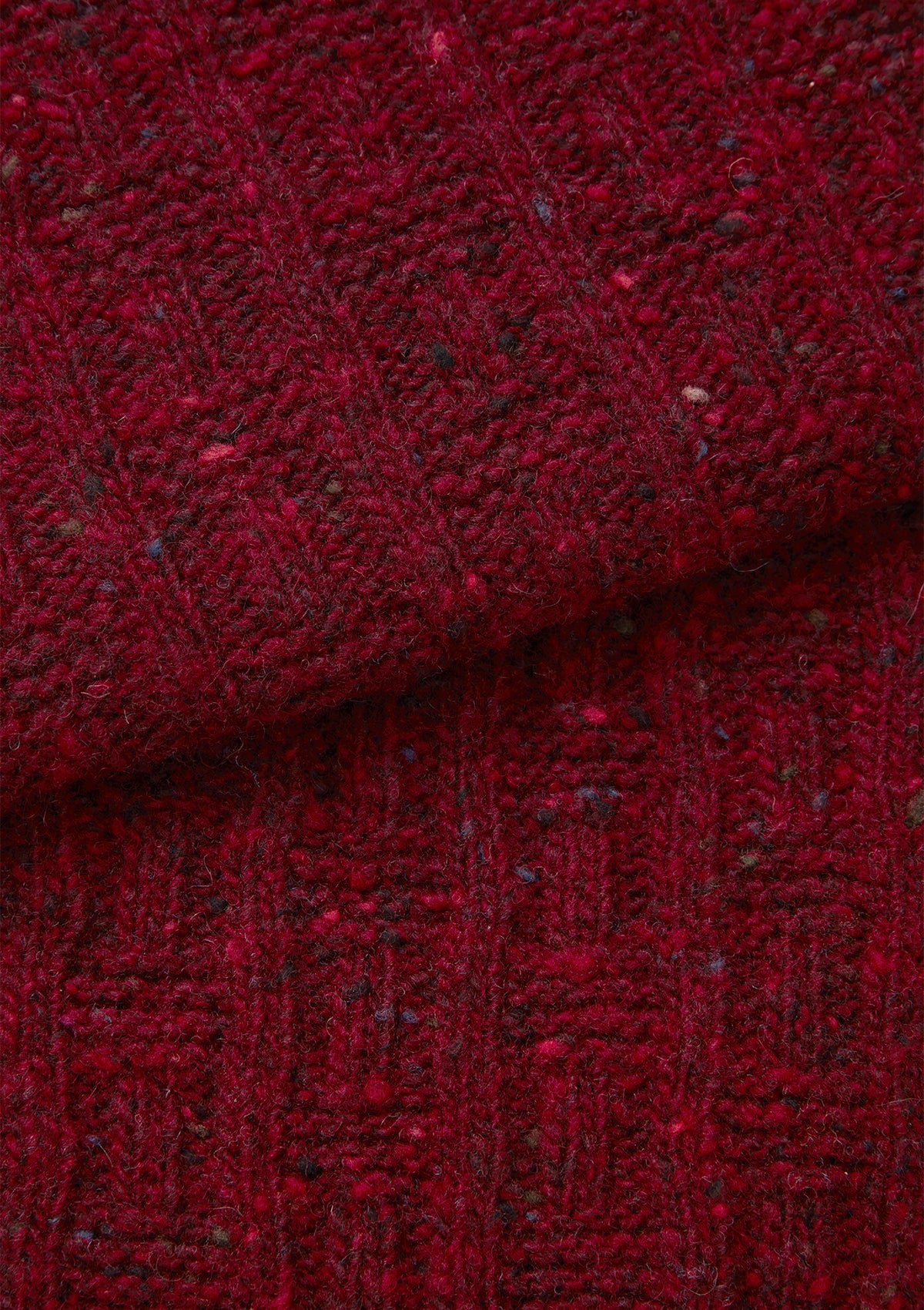 Garnet Deadstock Donegal Jumper, Knitwear - SIRPLUS