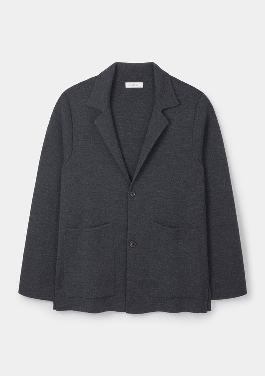 Graphite Merino Knit Blazer by SIRPLUS