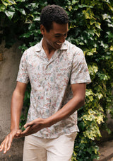 Green Plantopolis Cuban Shirt - Made with Liberty Fabrics, Cuban Shirt - SIRPLUS