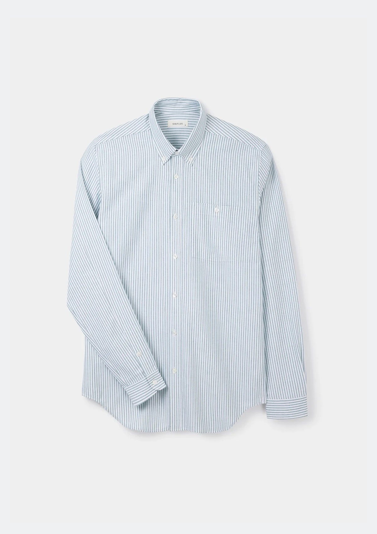 Green Stripe Oxford Button-Down Shirt by SIRPLUS