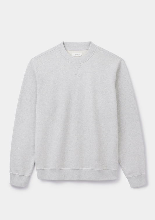 Grey Marl Organic Cotton Sweatshirt