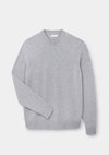 Grey Mist Lambswool Crew Neck Jumper