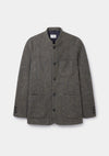 Heather Harris Tweed Nehru Jacket