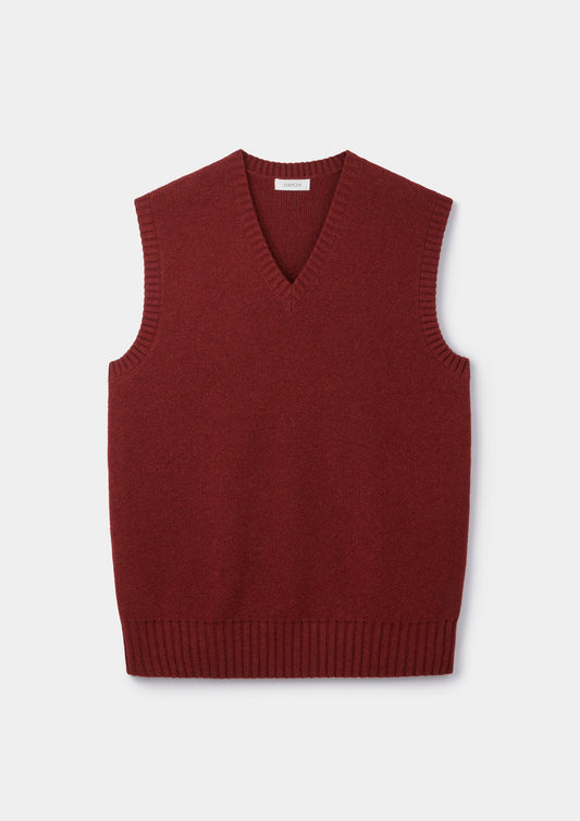 Henna Lambswool Vest, Knit Vest - SIRPLUS