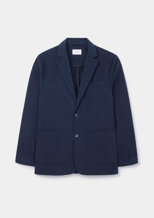 Ink Cotton Twill Blazer
