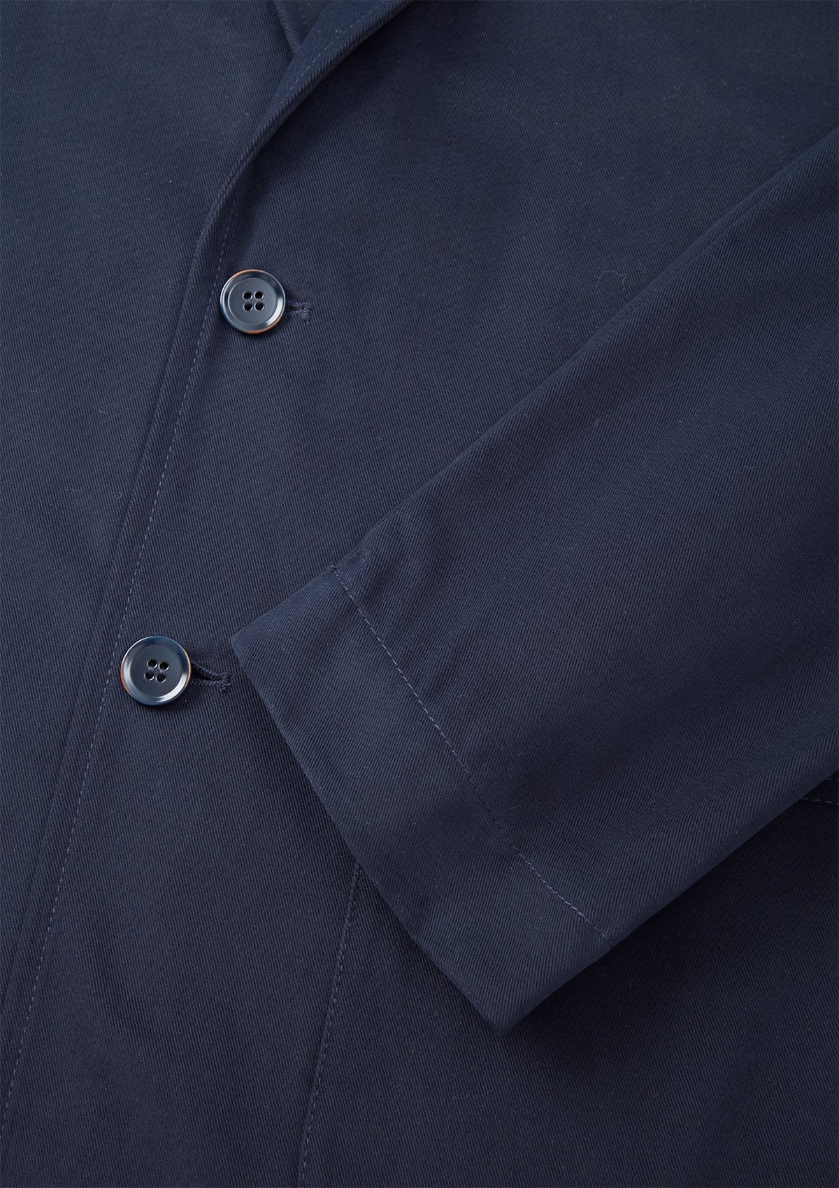 Ink Cotton Twill Blazer