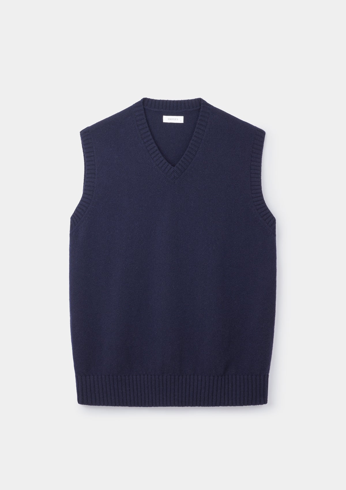 Ink Navy Fine Lambswool Vest