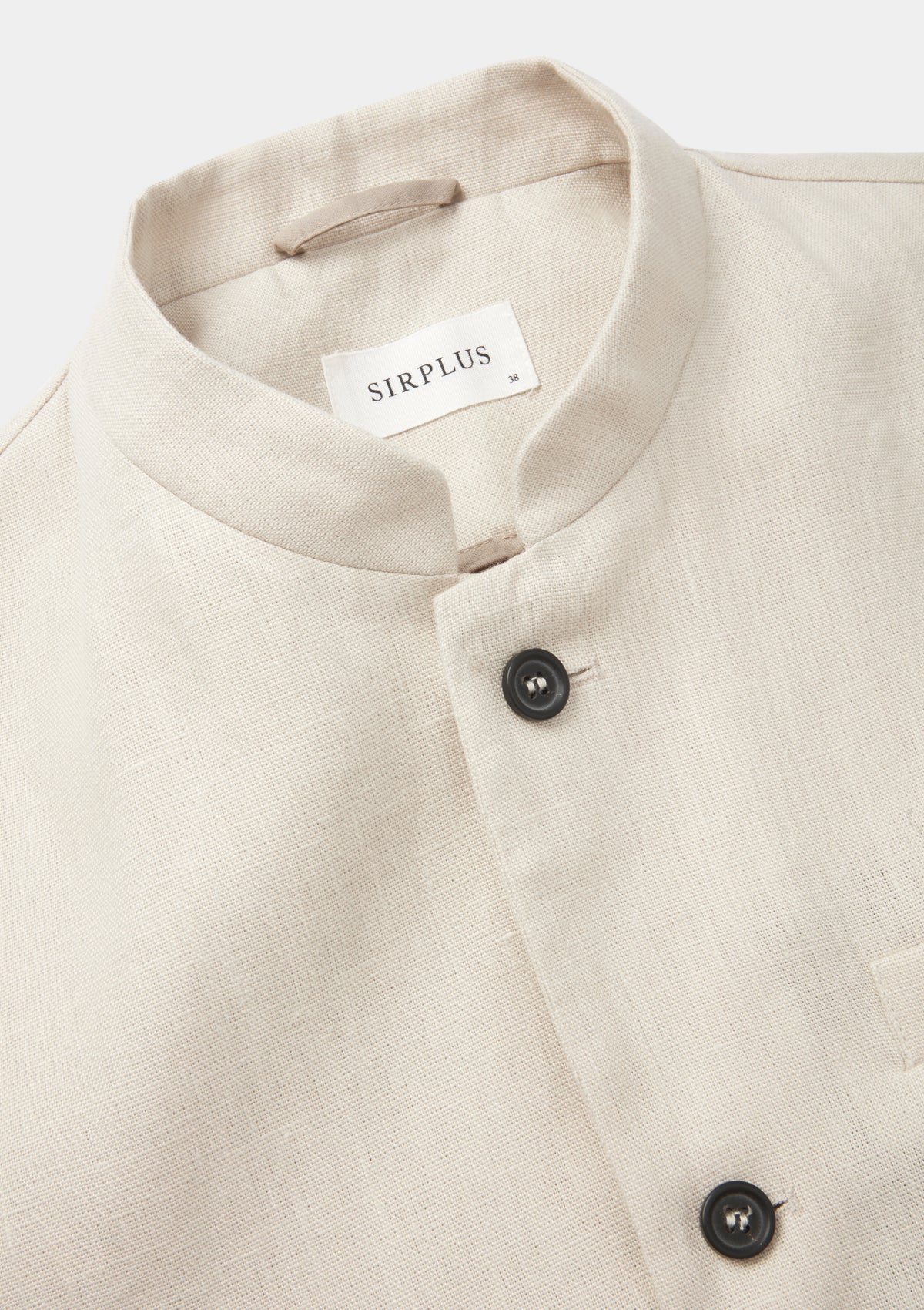 Ivory Linen Nehru Jacket, Nehru Jacket - SIRPLUS