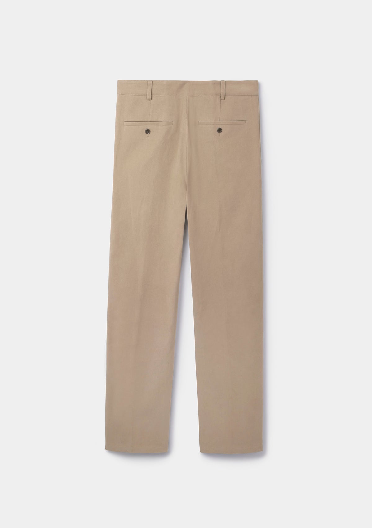 Khaki Cream Cotton Chinos, Chinos - SIRPLUS