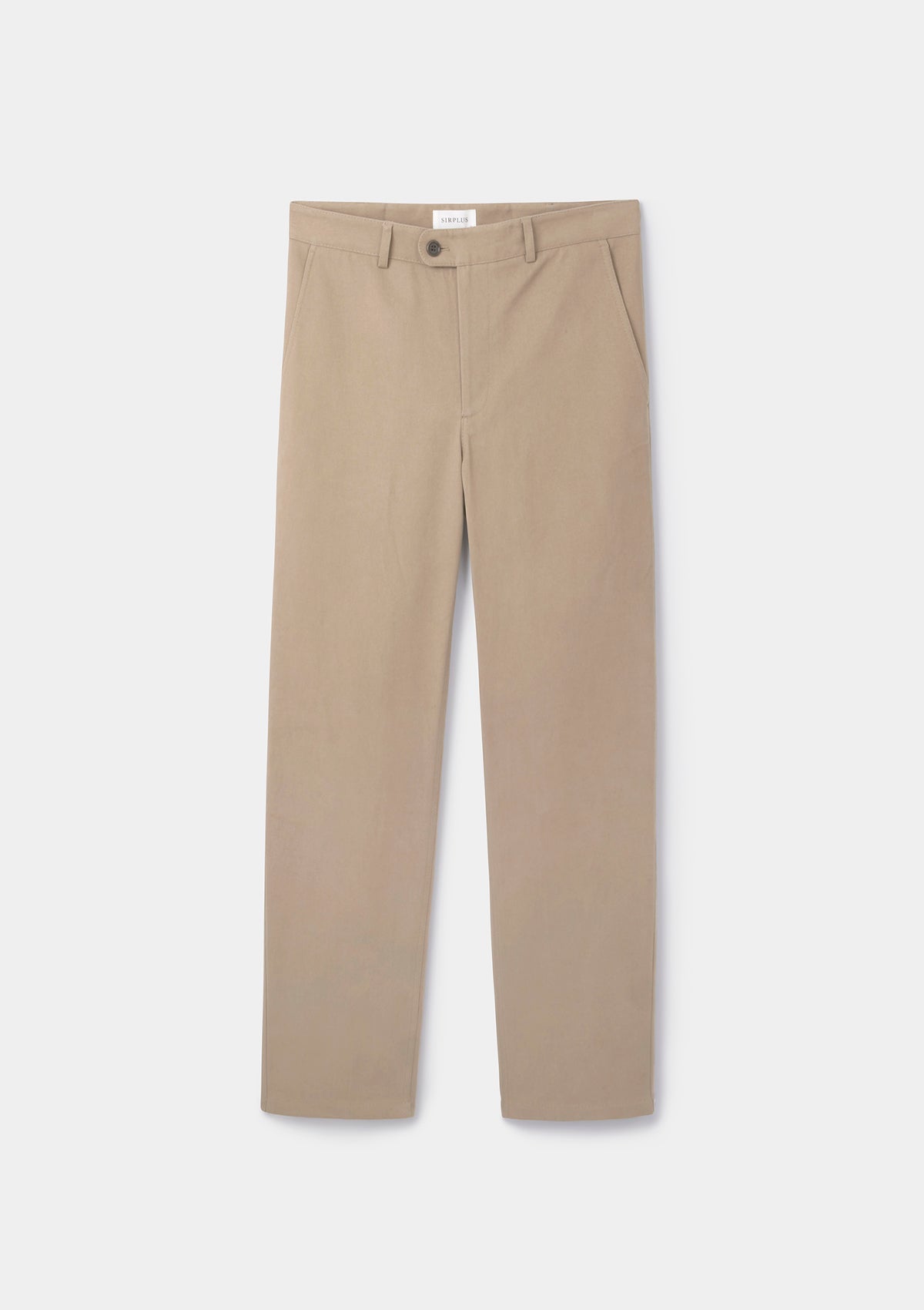 Khaki Cream Cotton Chinos, Chinos - SIRPLUS