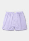 Lilac Check Cotton Boxer Shorts, Boxer Shorts - SIRPLUS