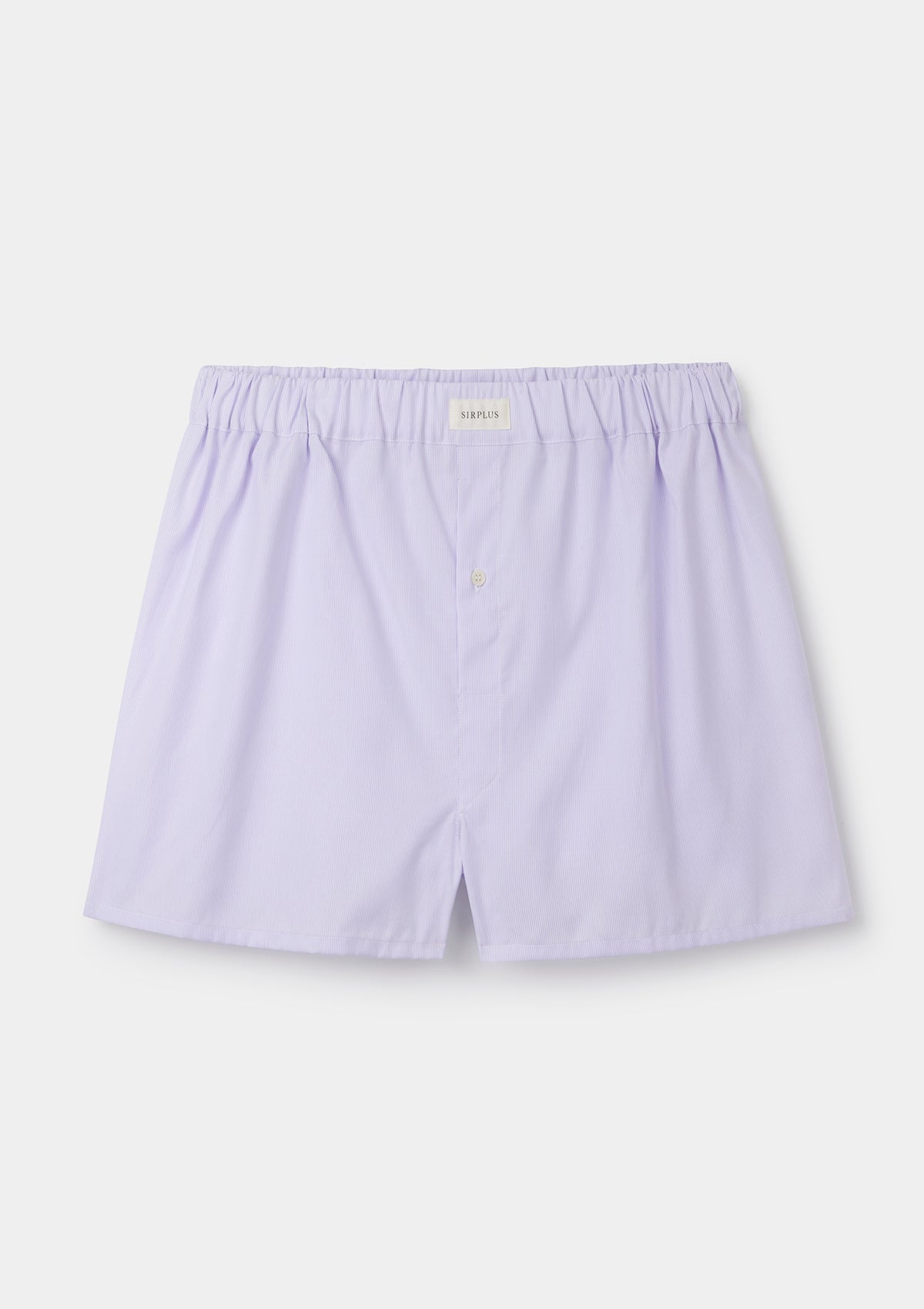 Lilac Fine Stripe Cotton Boxer Shorts by SIRPLUS