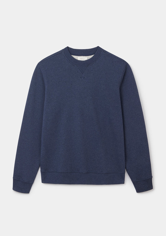 Navy Organic Cotton Sweatshirt