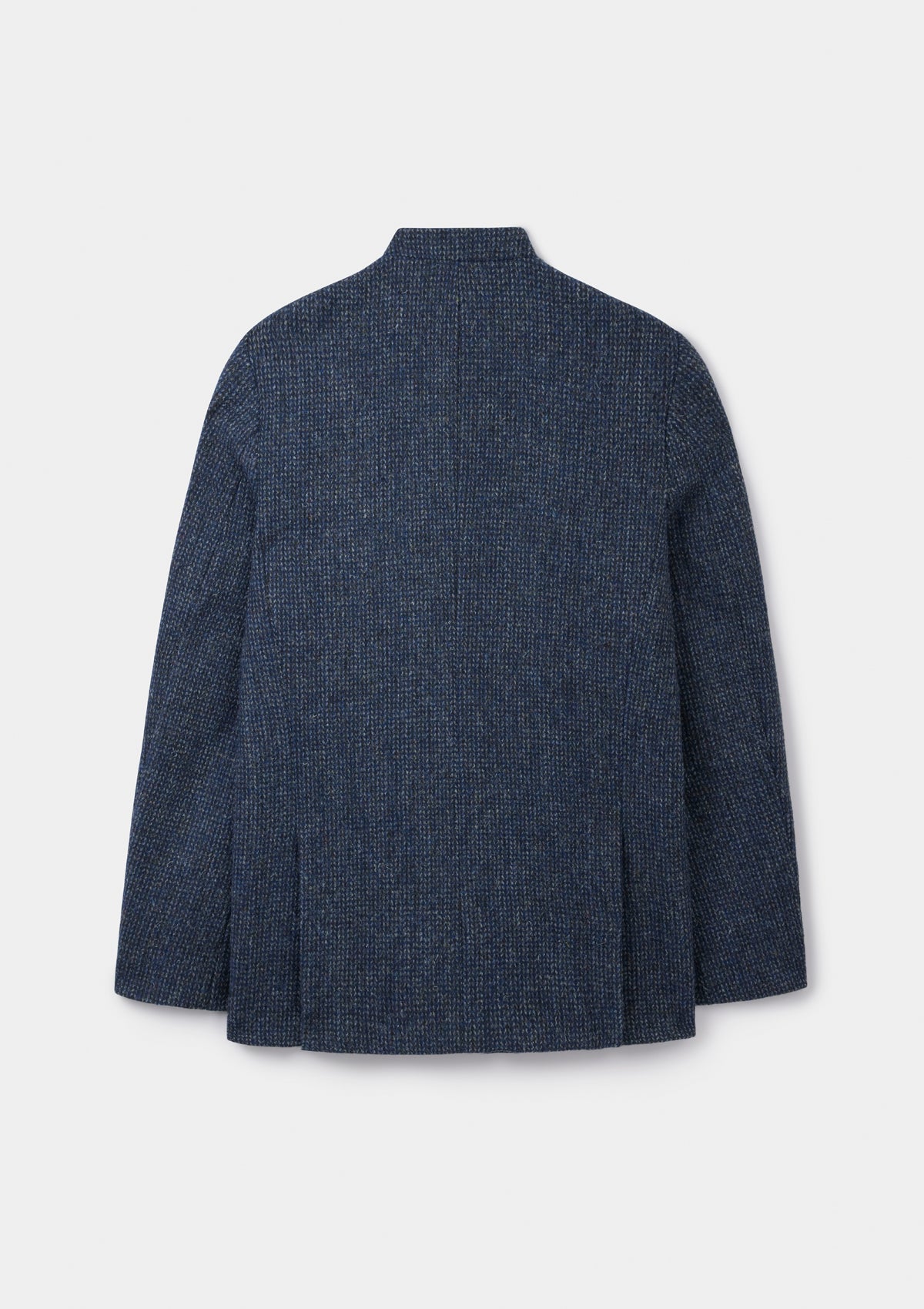 Navy Harris Tweed Nehru Jacket, Nehru Jacket - SIRPLUS