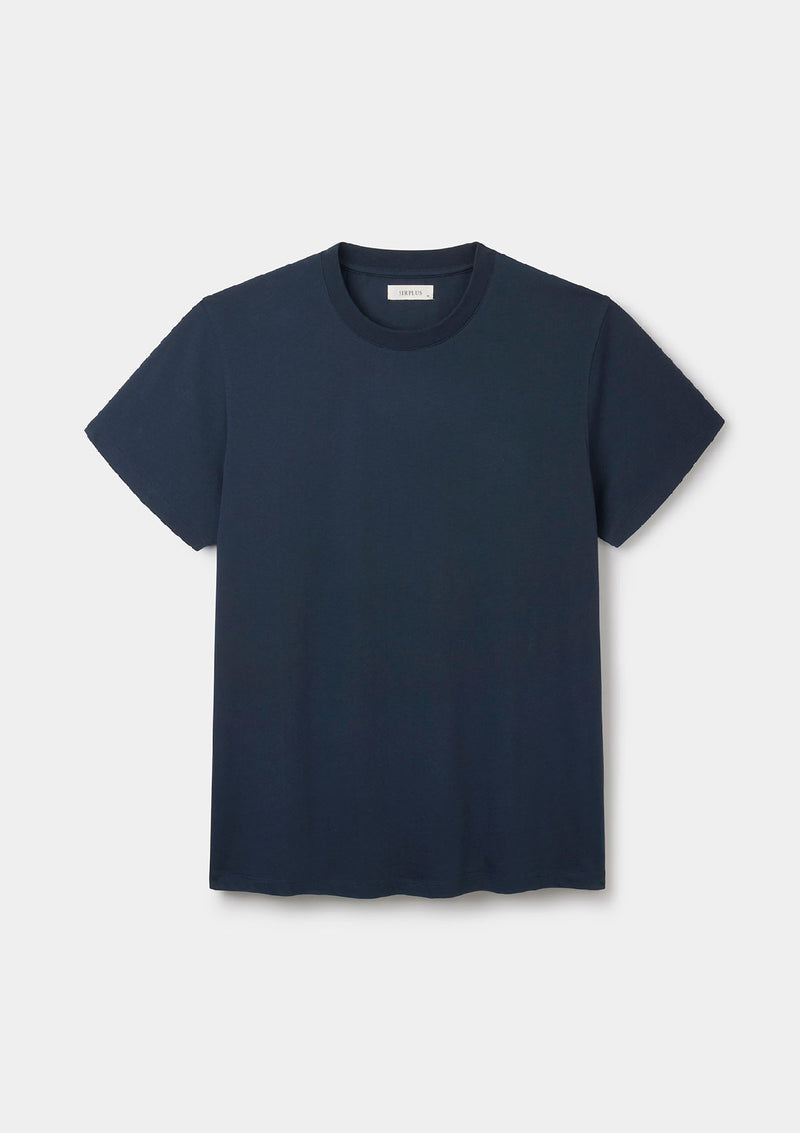 Navy Organic Cotton T-Shirt, T-shirt - SIRPLUS