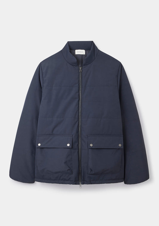 Navy Padded Jacket by SIRPLUS