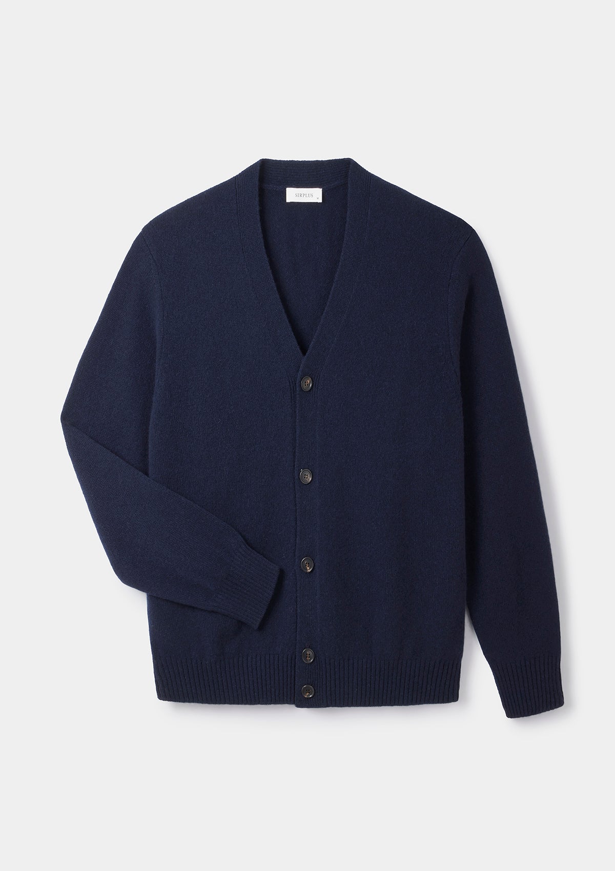 Navy Wool Cardigan by SIRPLUS