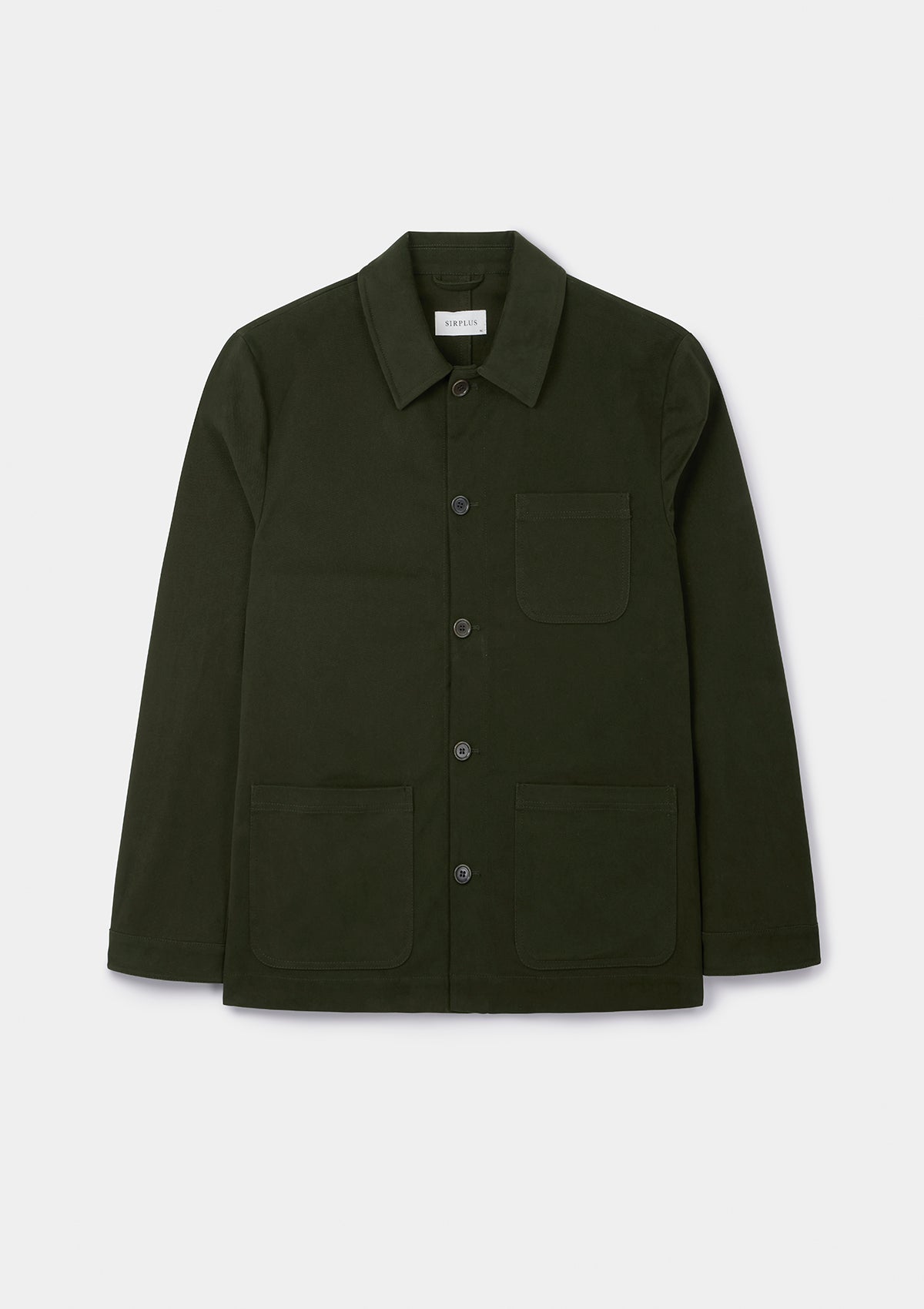 Olive Cotton Chore Jacket, Chore Jacket - SIRPLUS