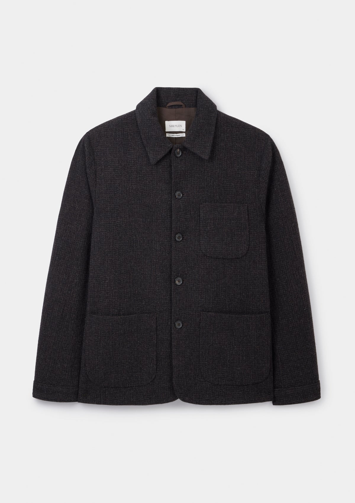 Cocoa Weave Merino Wool Chore Jacket, Chore Jacket - SIRPLUS