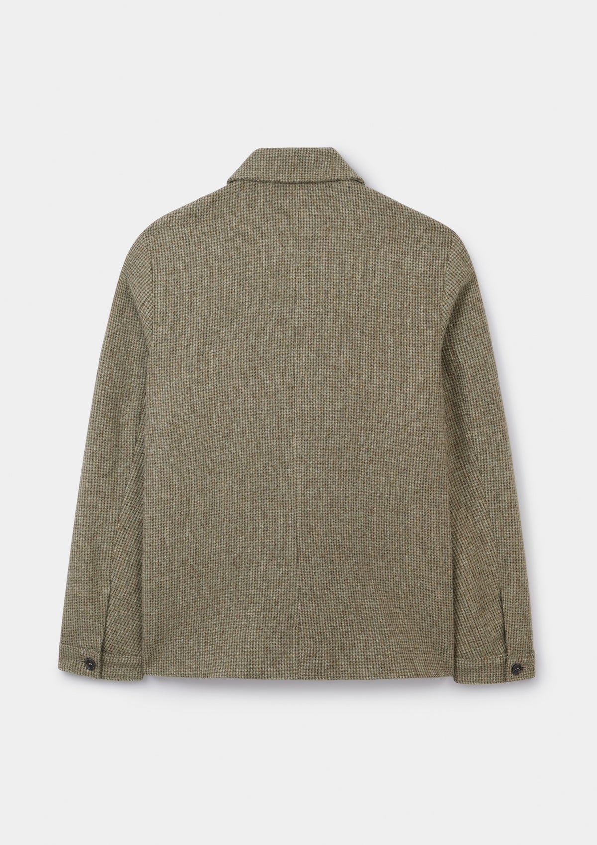 Soft Green Tweed Wool Chore Jacket, Chore Jacket - SIRPLUS