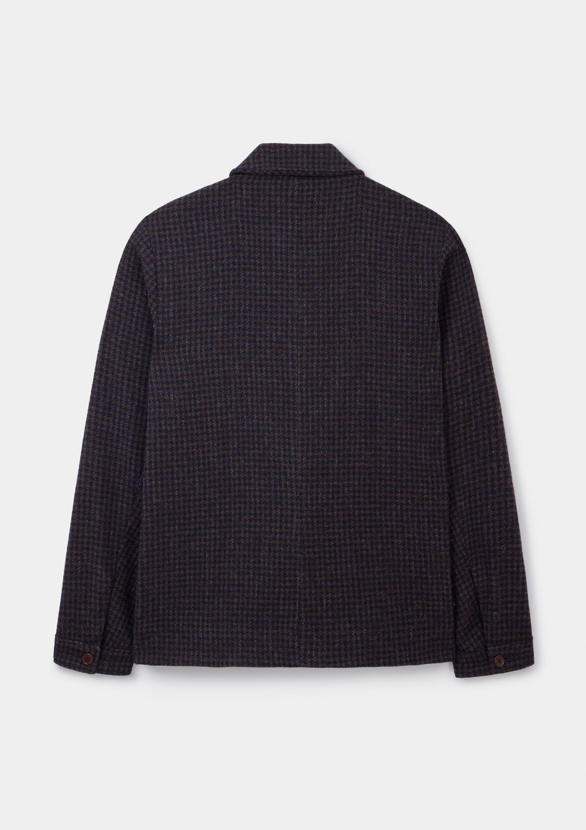 Navy Rust Check Wool Chore Jacket, Chore Jacket - SIRPLUS