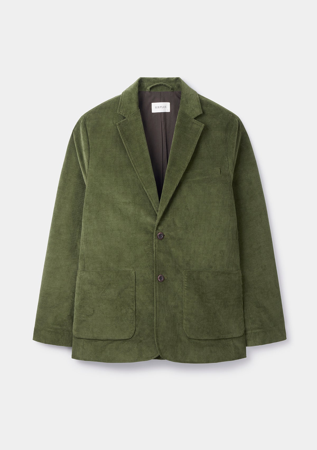 Olive Cotton Pincord Blazer