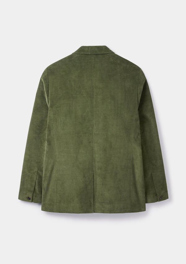 Olive Cotton Pincord Blazer