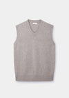 Oat Fine Lambswool Vest