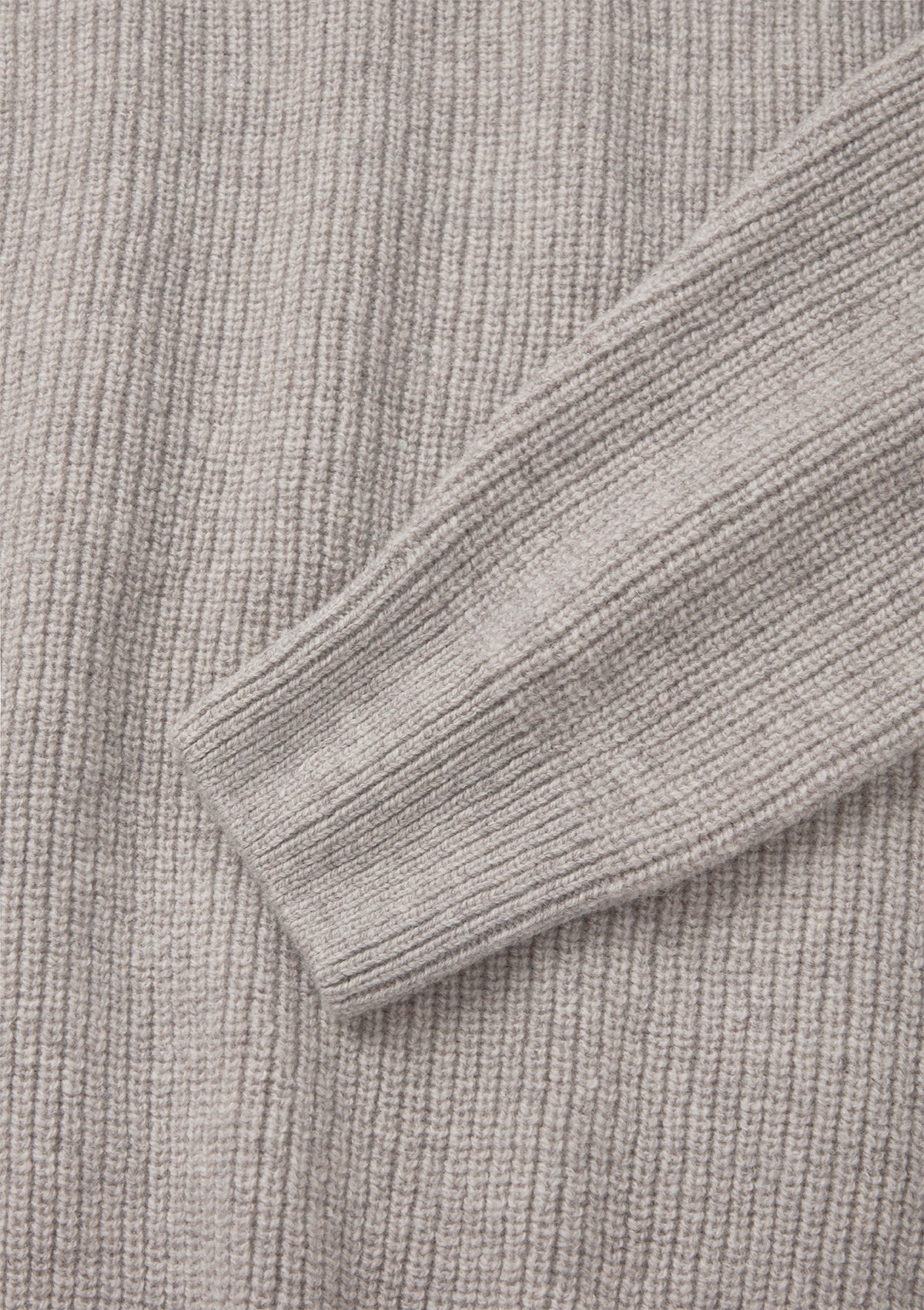 Oat Lambswool Fisherman Jumper