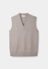 Oat Lambswool Vest by SIRPLUS