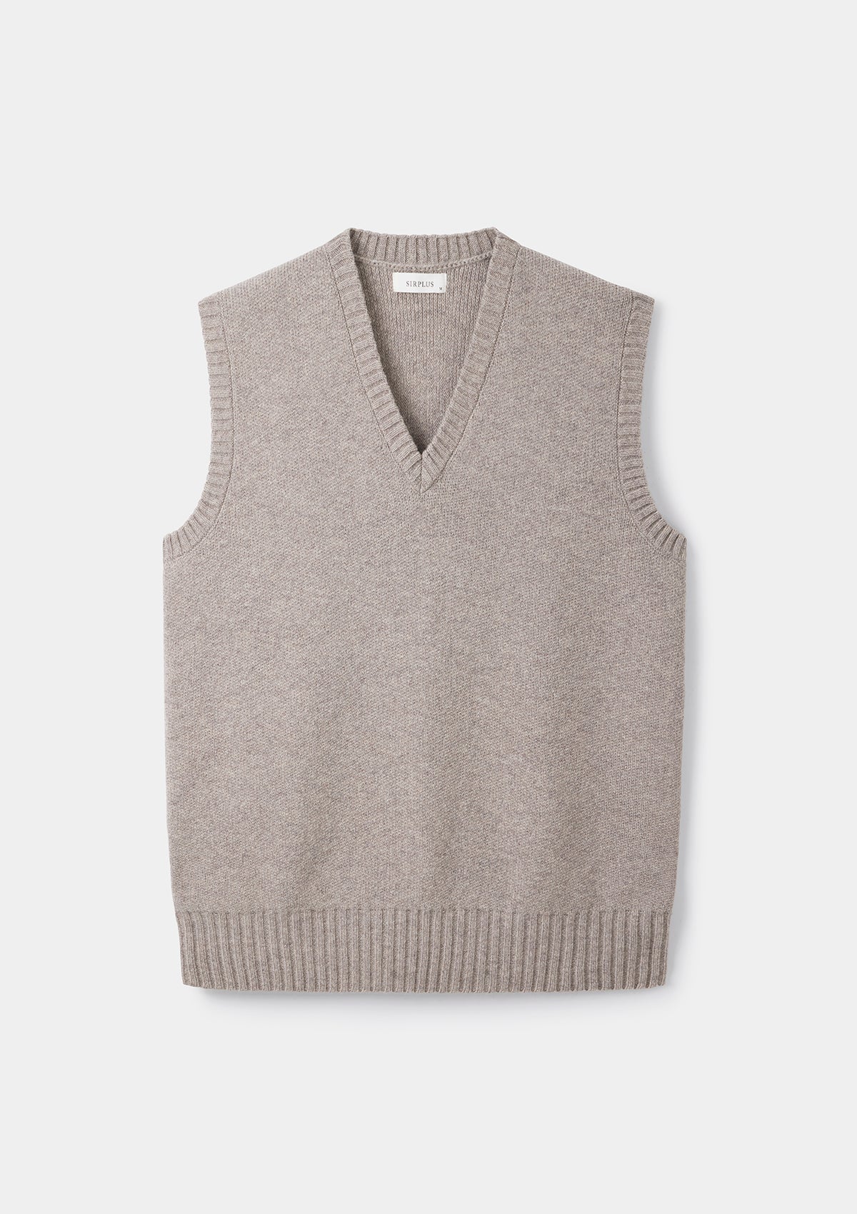 Oat Lambswool Vest by SIRPLUS