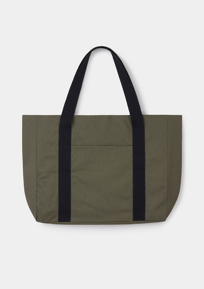 Olive Cotton Tote Bag by SIRPLUS