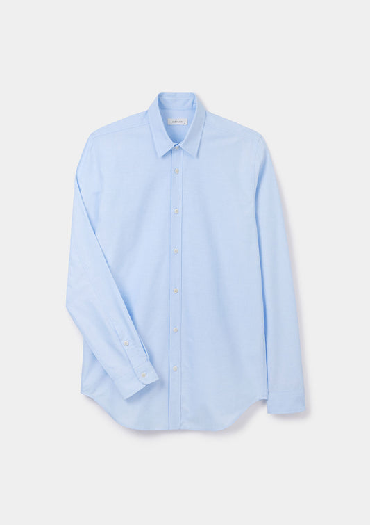 Pale Blue Oxford Collared Shirt, Collar Shirt - SIRPLUS