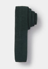 Pine Green Silk Knitted Tie