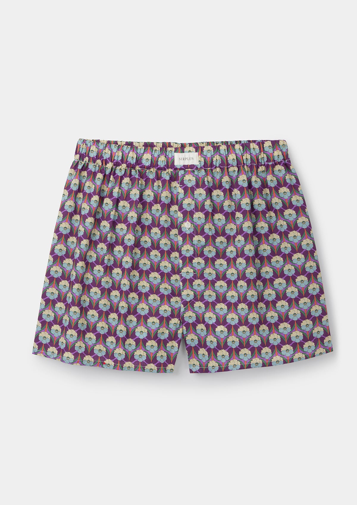 Purple Chevron Boxer Shorts - Made with Liberty Fabric by SIRPLUS