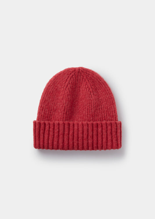Raspberry Lambswool Beanie, Hat - SIRPLUS