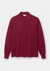 Merlot Merino Knit Polo Shirt