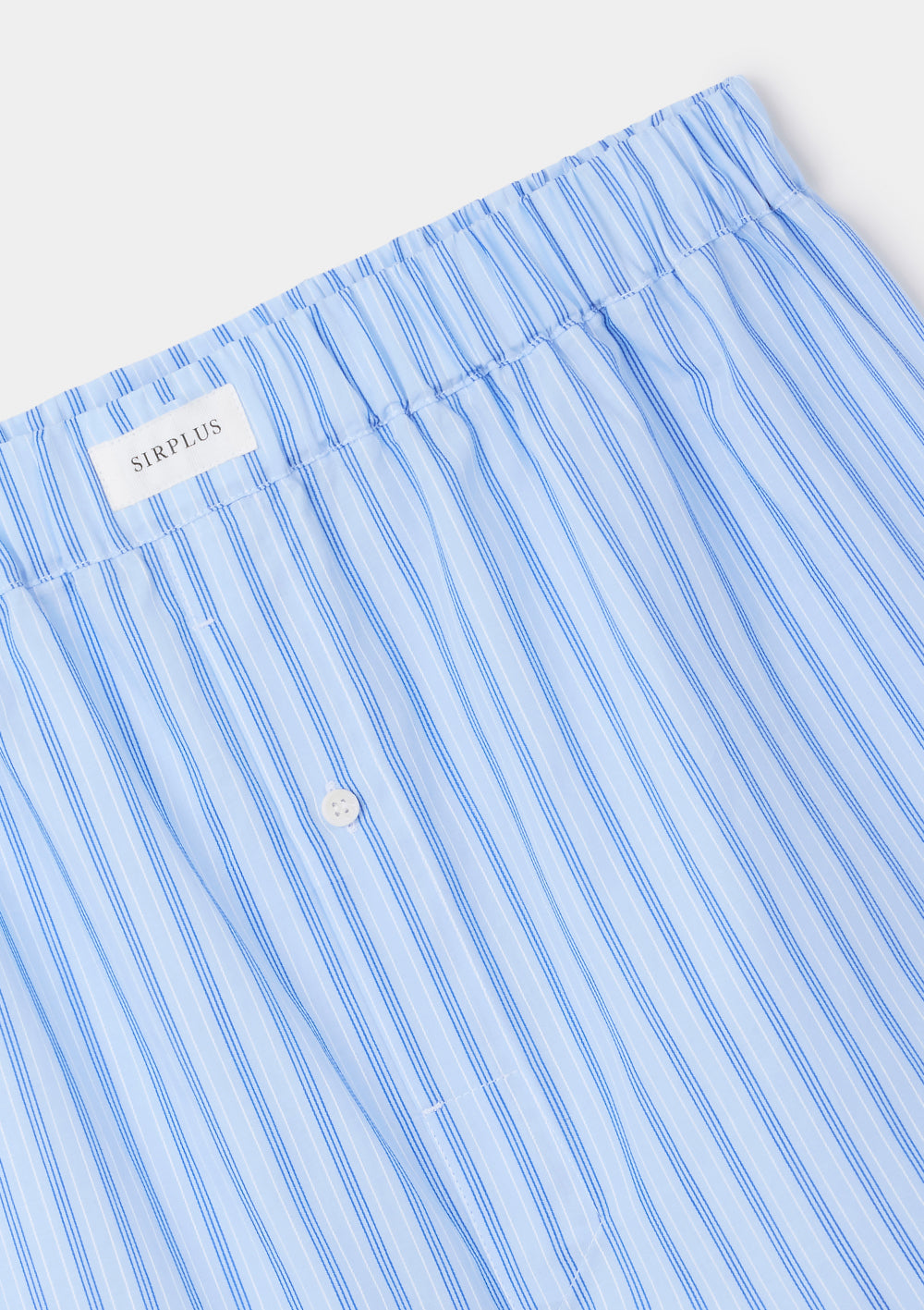 Blue Candy Stripe Cotton Boxer Shorts