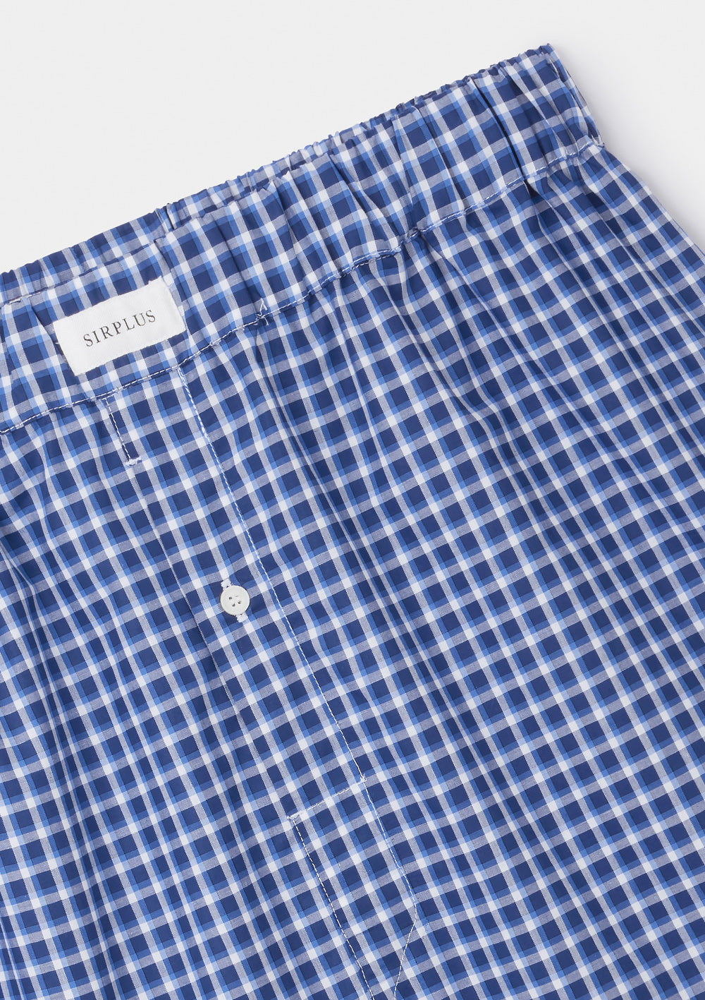 Blue Ranger Check Cotton Boxer Shorts