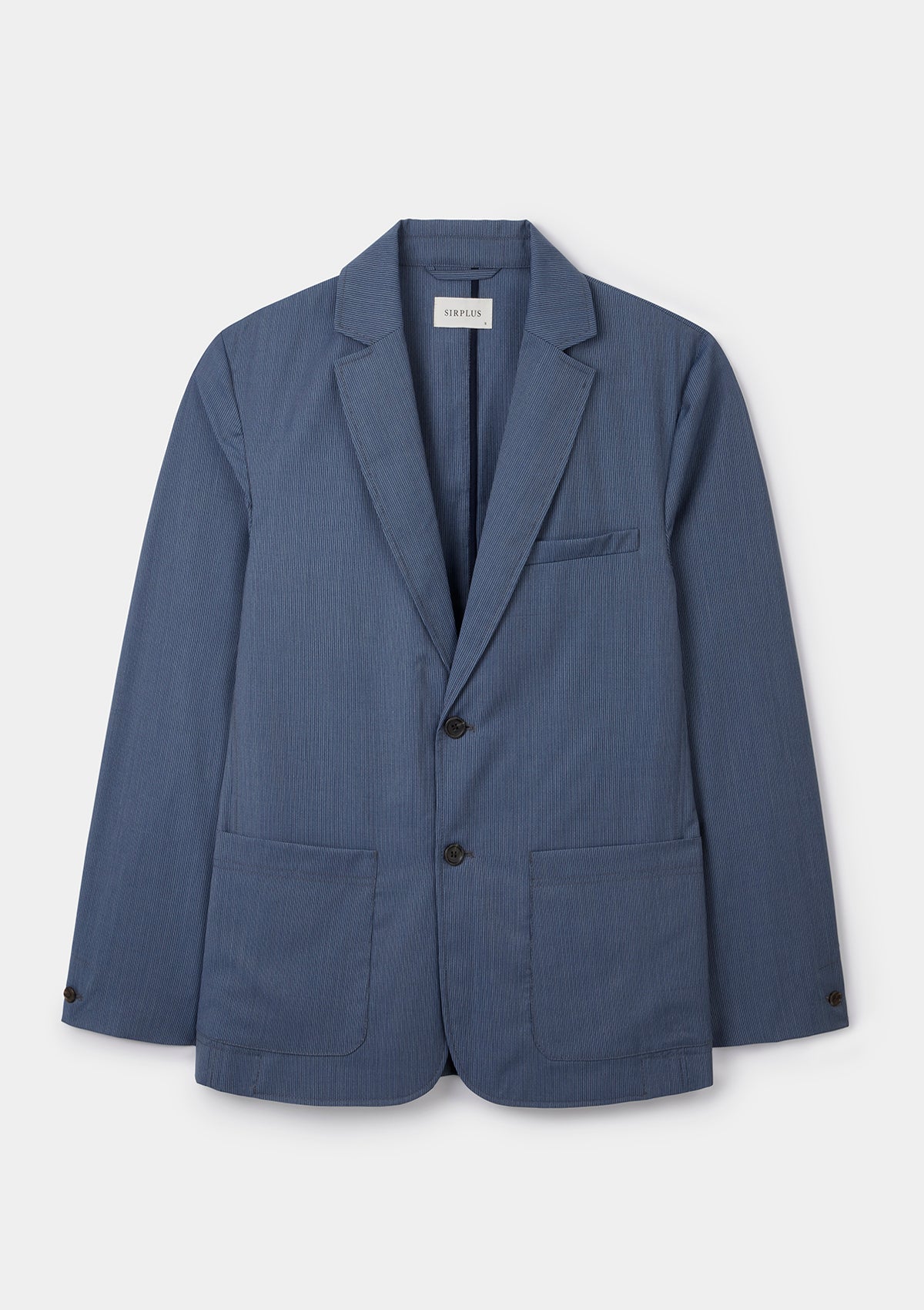 Blue Striped Wool Blazer, Blazer - SIRPLUS