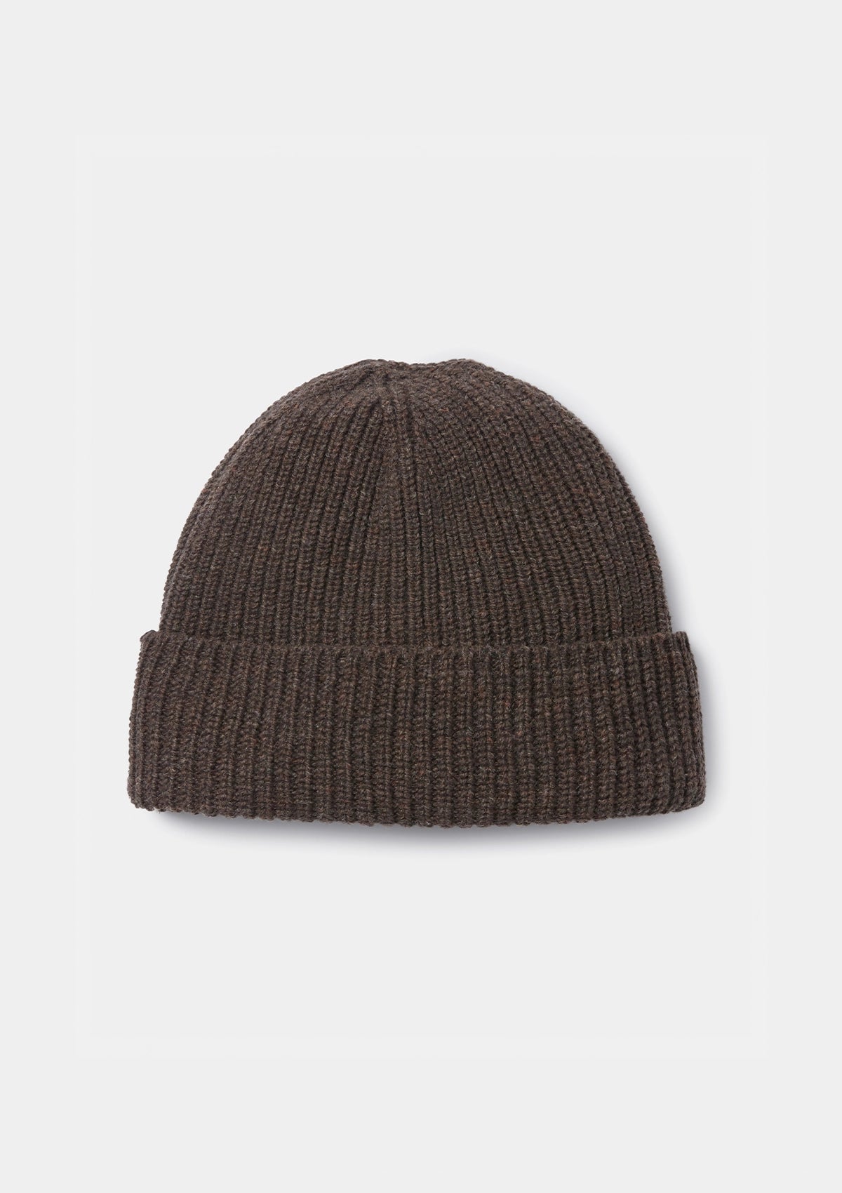 Brown Melange Beanie, Hats - SIRPLUS